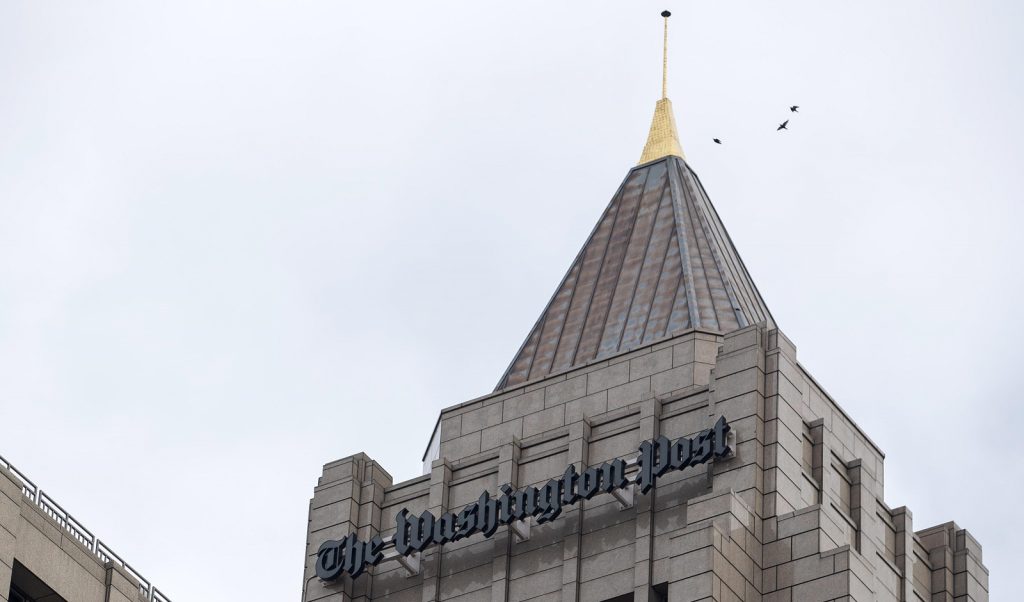 La sede del Washington Post (foto Ansa)